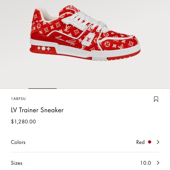 *SOLD* LV Trainer Sneaker - Picture 6 of 7